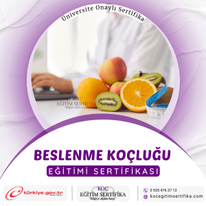 Beslenme Koclugu egitimi sertifikasi 1
