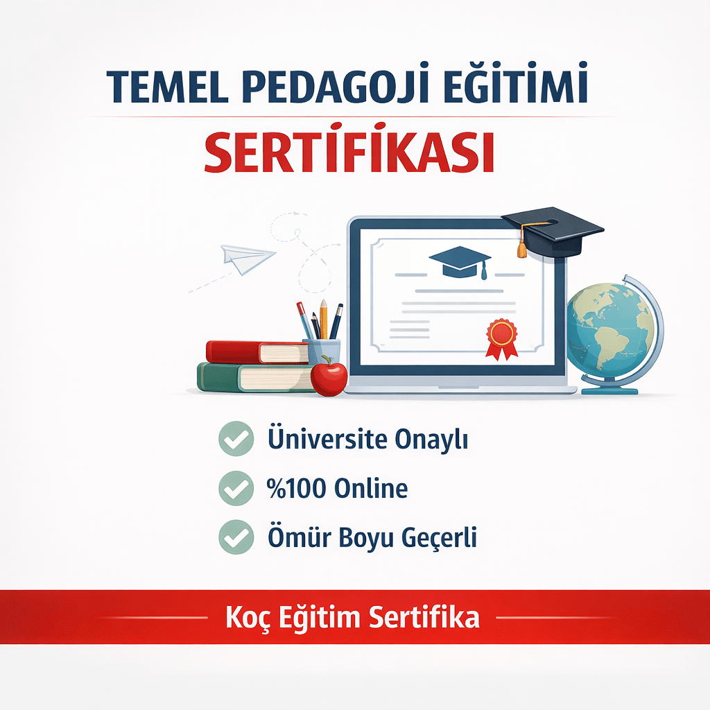 Temel Pedagoji Eğitimi Sertifikası ile çocuk gelişimi,
